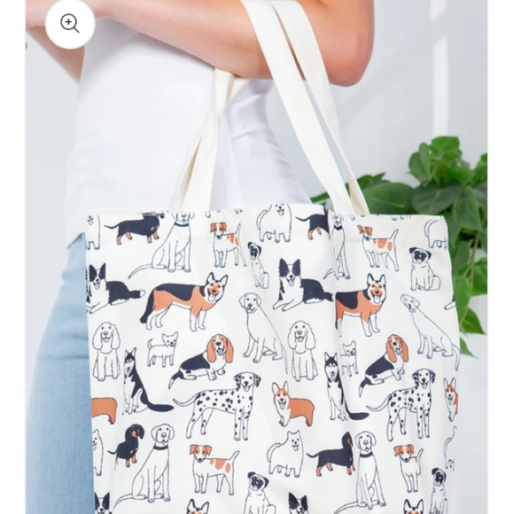 La Soul all over dog print tote bag. - Picture 2 of 2